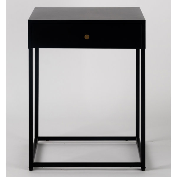 Mercury Row Verona Steel Bedside Table & Reviews Wayfair.co.uk